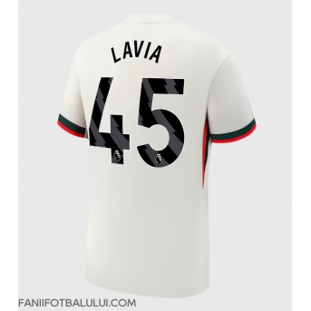 Chelsea Romeo Lavia #45 Tricou Fotbal Replică 2025-26 Barbati Deplasare